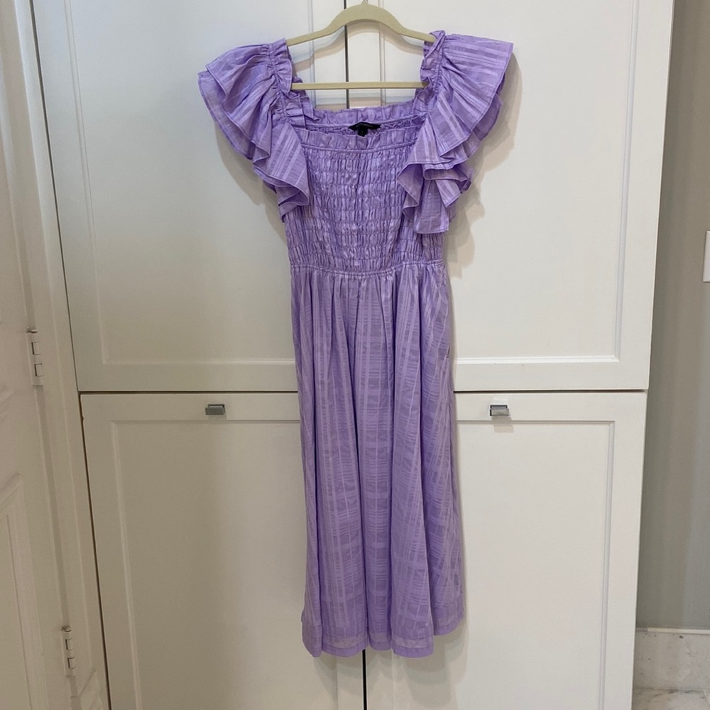 Banana Republic smocked midi Dress!